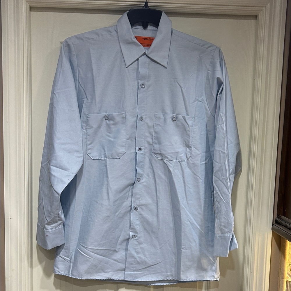 NWOT Sky Blue Casual Button Down Shirt